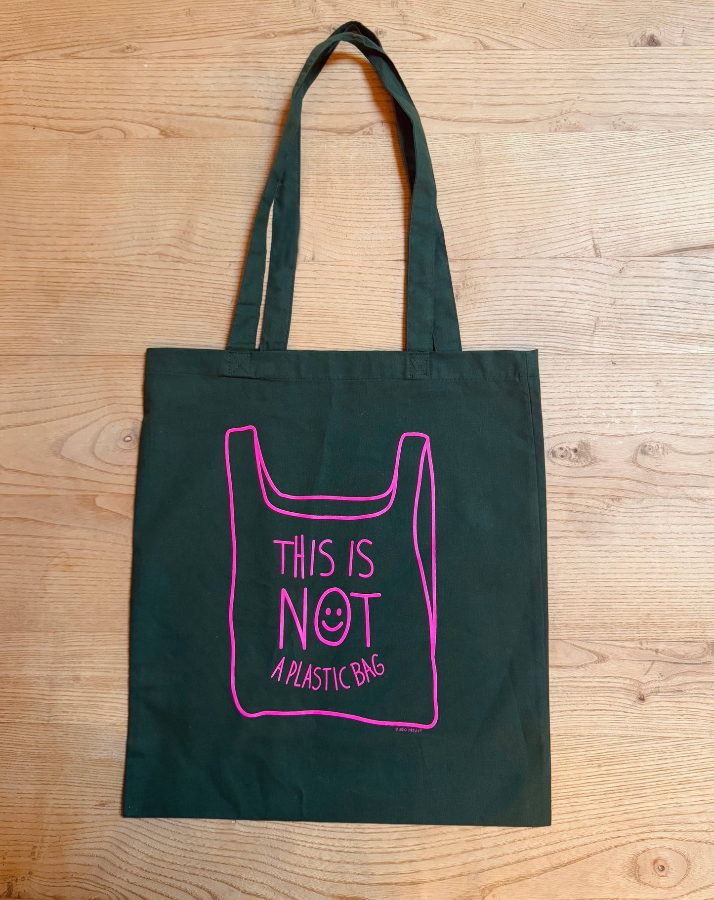 This Is Not A Plastic Bag - tote bag